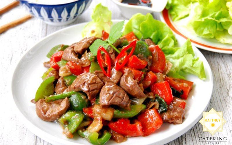 Làm món "cật heo xào dầu mè" dinh dưỡng